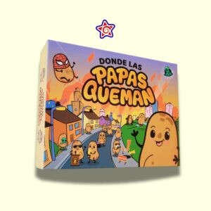 Caja de Donde las Papas Queman, juego de cartas de Salta Pal Lao