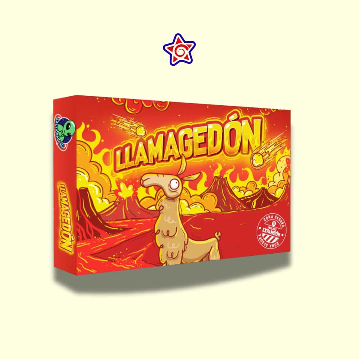 Caja de Llamagedón, juego de cartas de Salta Pal Lao